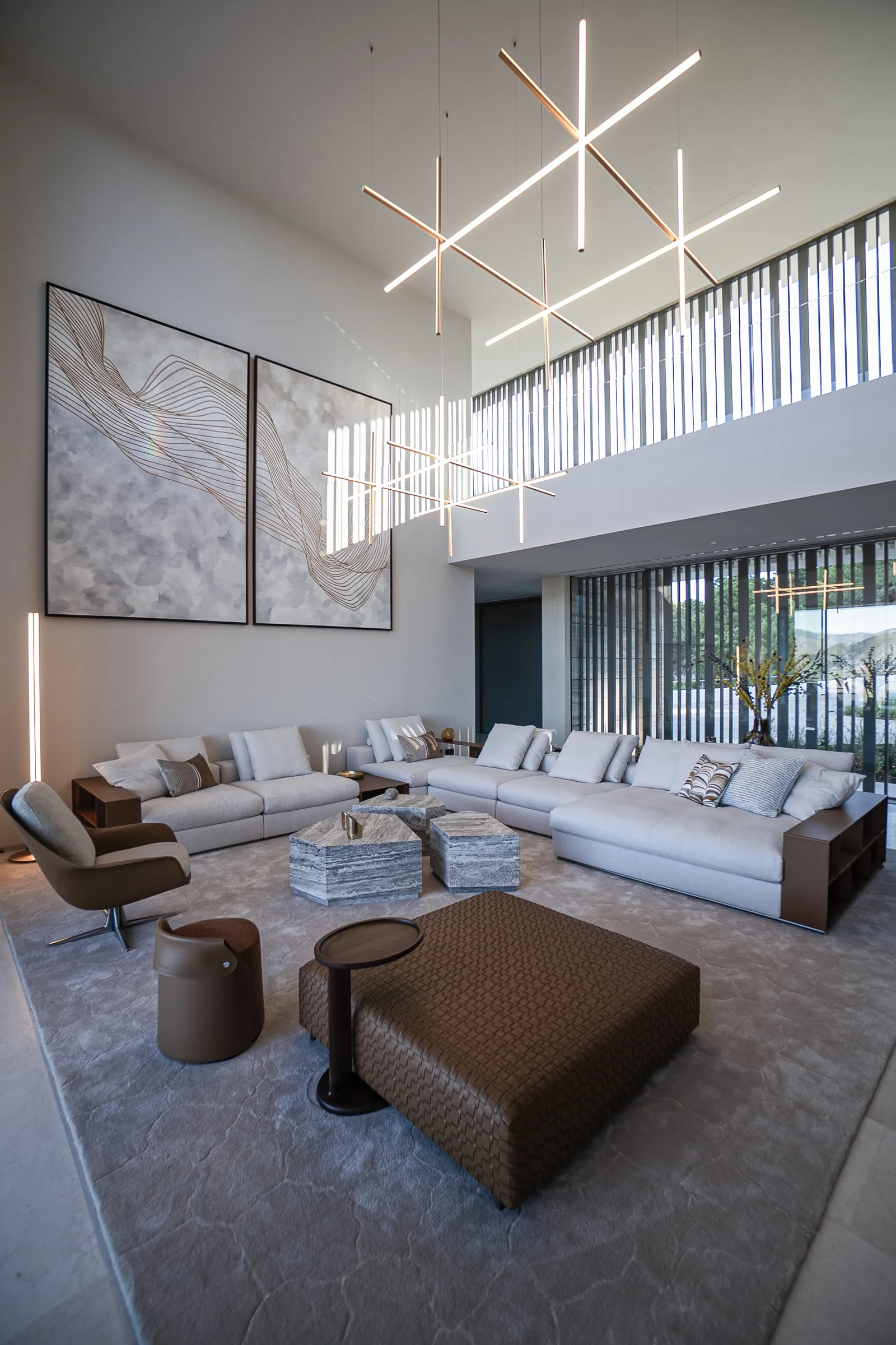 Elegant interior of a luxury villa